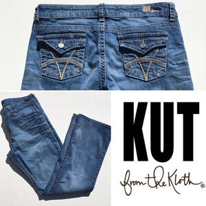 KUT ‘So Low’ Kate Low Rise Bootcut Jean size 10 (light wash)
